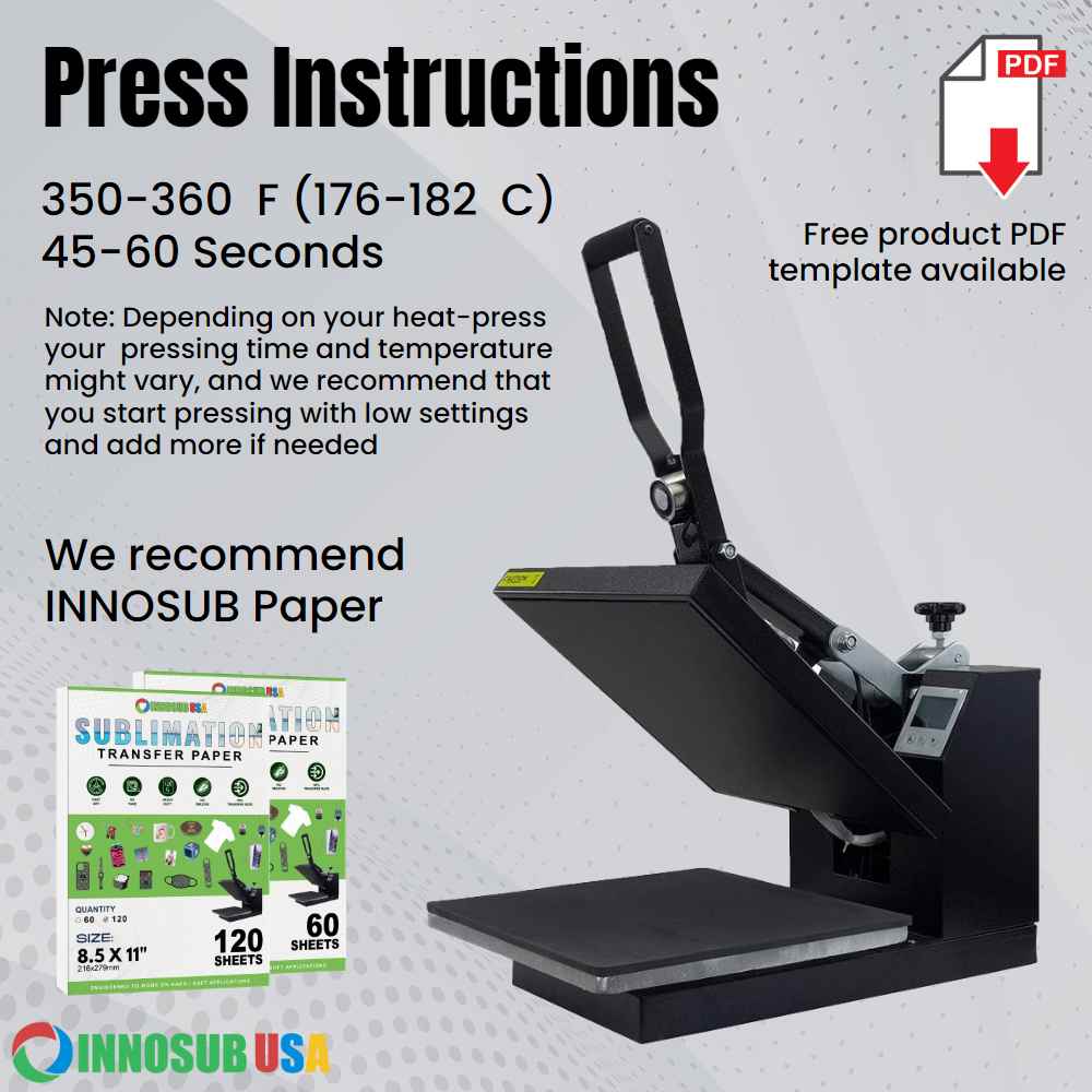 Sublimation MDF Coaster Blanks | Heat Press | Diy by INNOSUB USA