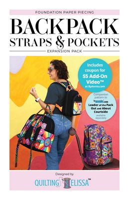 Backpack Straps and Pockets Foundation Paper Piecing Expansion Pattern
