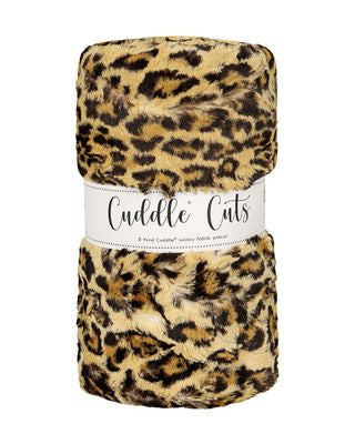Luxe Cuddle 2 Yard Cut - Leopard Sand