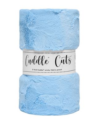 Luxe Cuddle 2 Yard Cut - Hide Baby Blue
