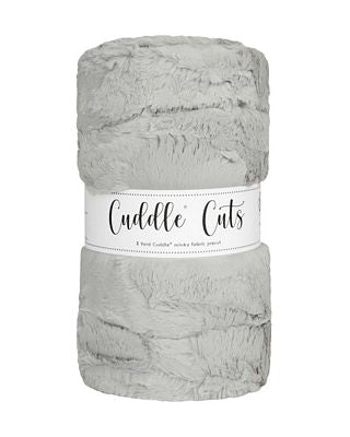 Luxe Cuddle 2 Yard Cut - Hide Silver