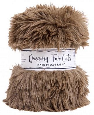 Dreamy Fur 1 Yard Cut - Truffle