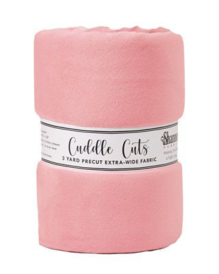 Solid Cuddle Wideback 3 Yard Cut - Blossom