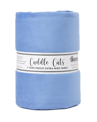 Solid Cuddle Wideback 3 Yard Cut - Bluebell