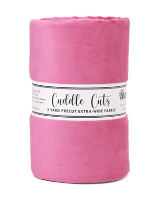 Solid Cuddle Wideback 3 Yard Cut - Fuchsia
