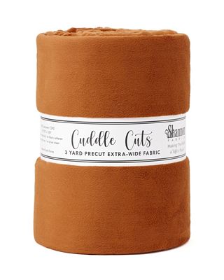 Solid Cuddle Wideback 3 Yard Cut - Ginger