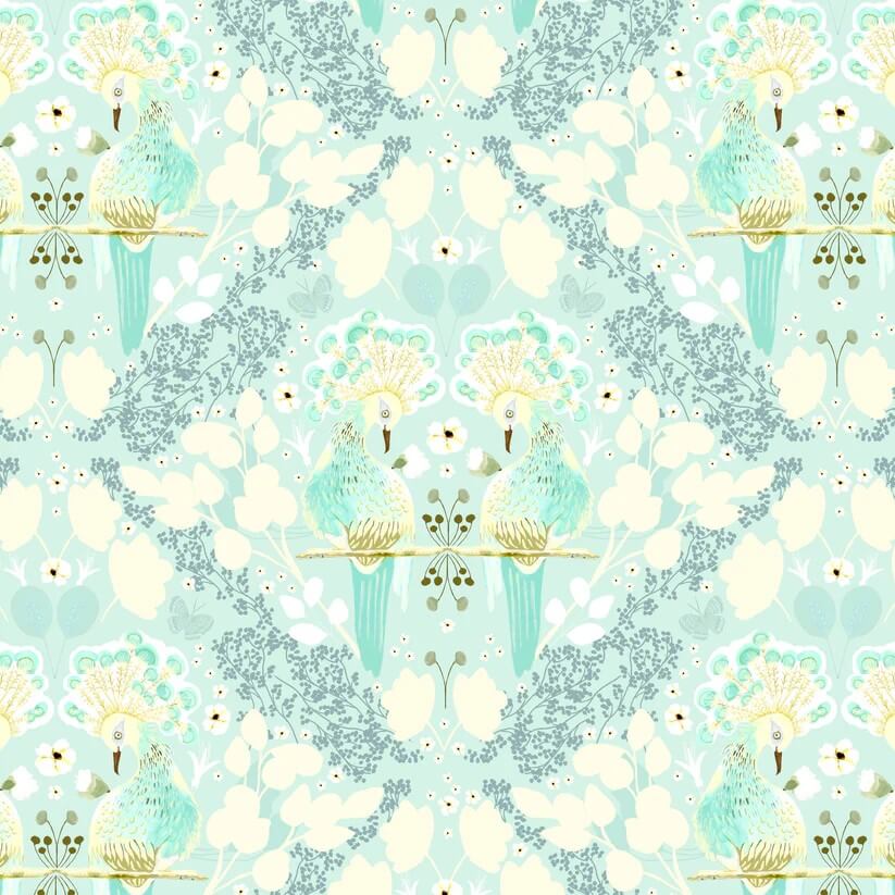 Serenity Blooms - First Kiss - Mint (3-Yard Pack)