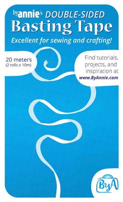 Double-Sided Basting Tape, Two 10-Meter Rolls