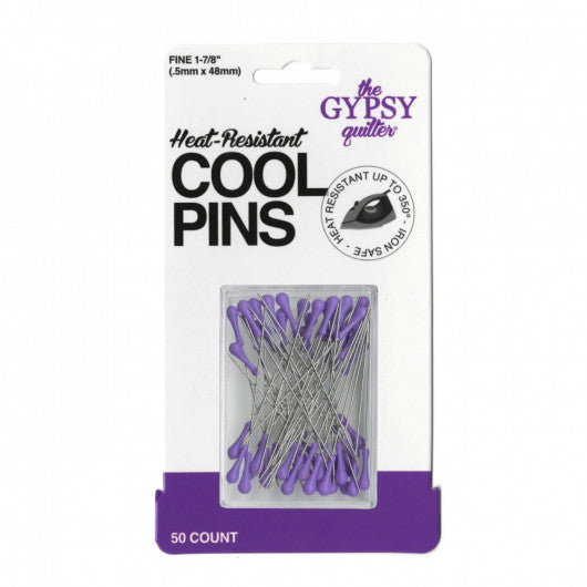The Gypsy Quilter Heat Resistant Cool Pins 1-7/8" 50 count