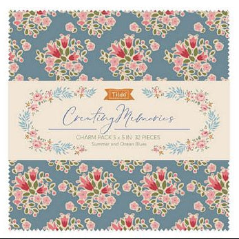 Tilda Creating Memories Charm Pack - Summer (32 Squares)
