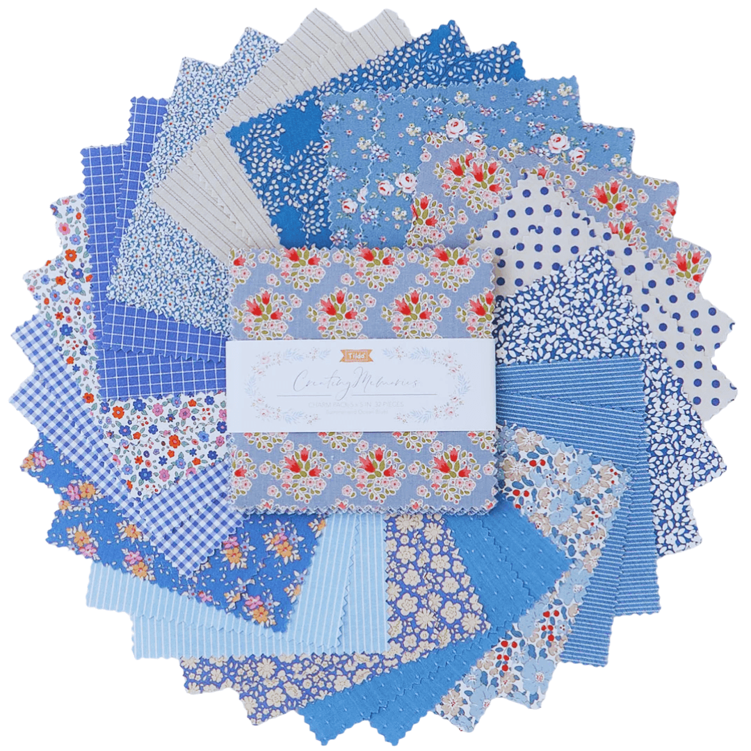 Tilda Creating Memories Charm Pack - Summer (32 Squares)
