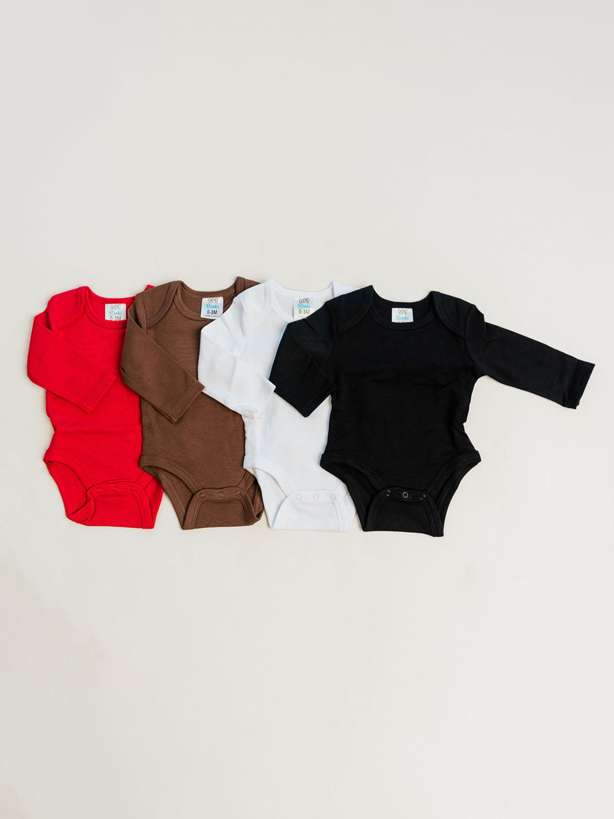 Unisex Long Sleeve Lap Shoulder Bodysuit