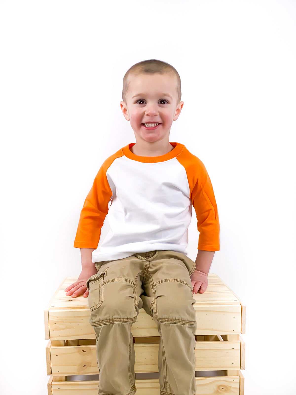Unisex Raglan Shirt with White Body (Youth) by