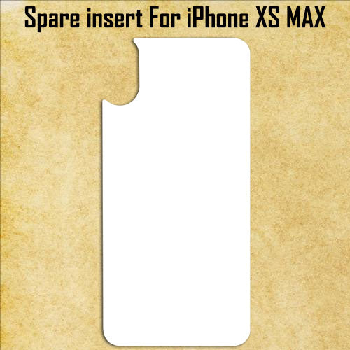 White Aluminum Spare Inserts for Sublimation Cases Compatible with iPhone - All Models