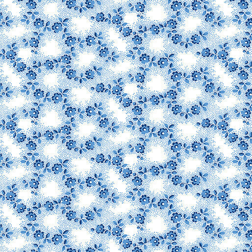 Bluesette - Petite Floral - Medium Blue