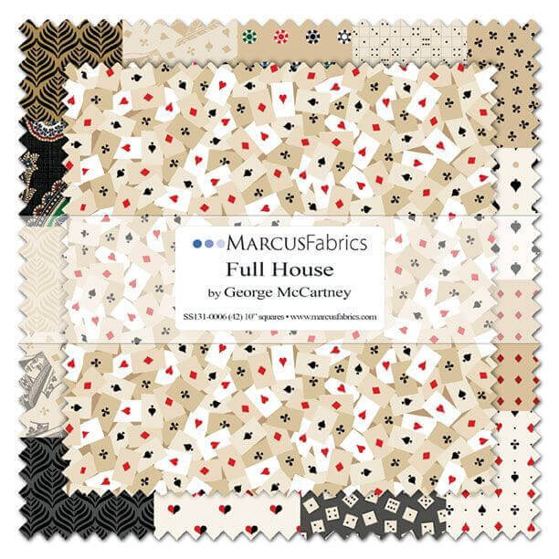 Full House by Marcus Fabrics - 10" Squares (42 Cuts)