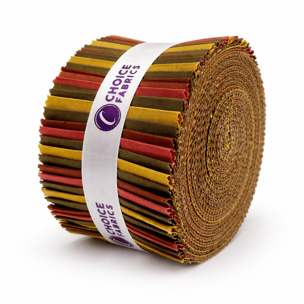 Supreme Solids - 2.5" Roll - Autumn Hues (40 Strips)