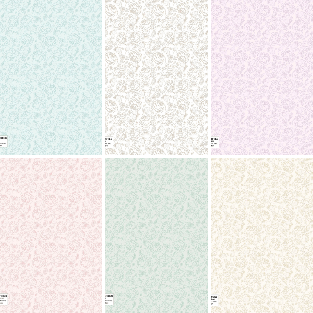 Blooms and Berries by Poppie Cotton - Charm Pack (42 Squares)