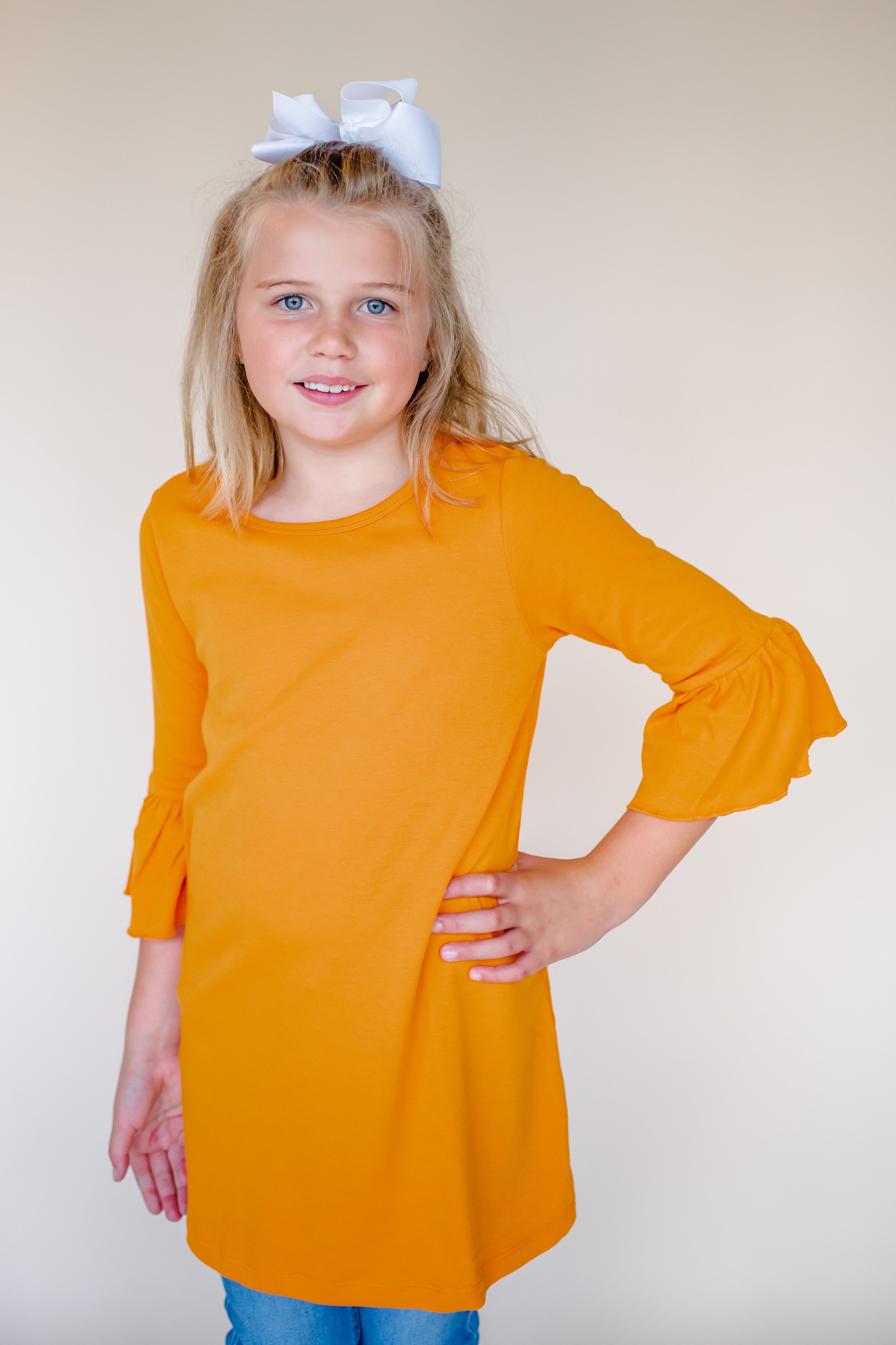 Girl's Bell Sleeve Tunics