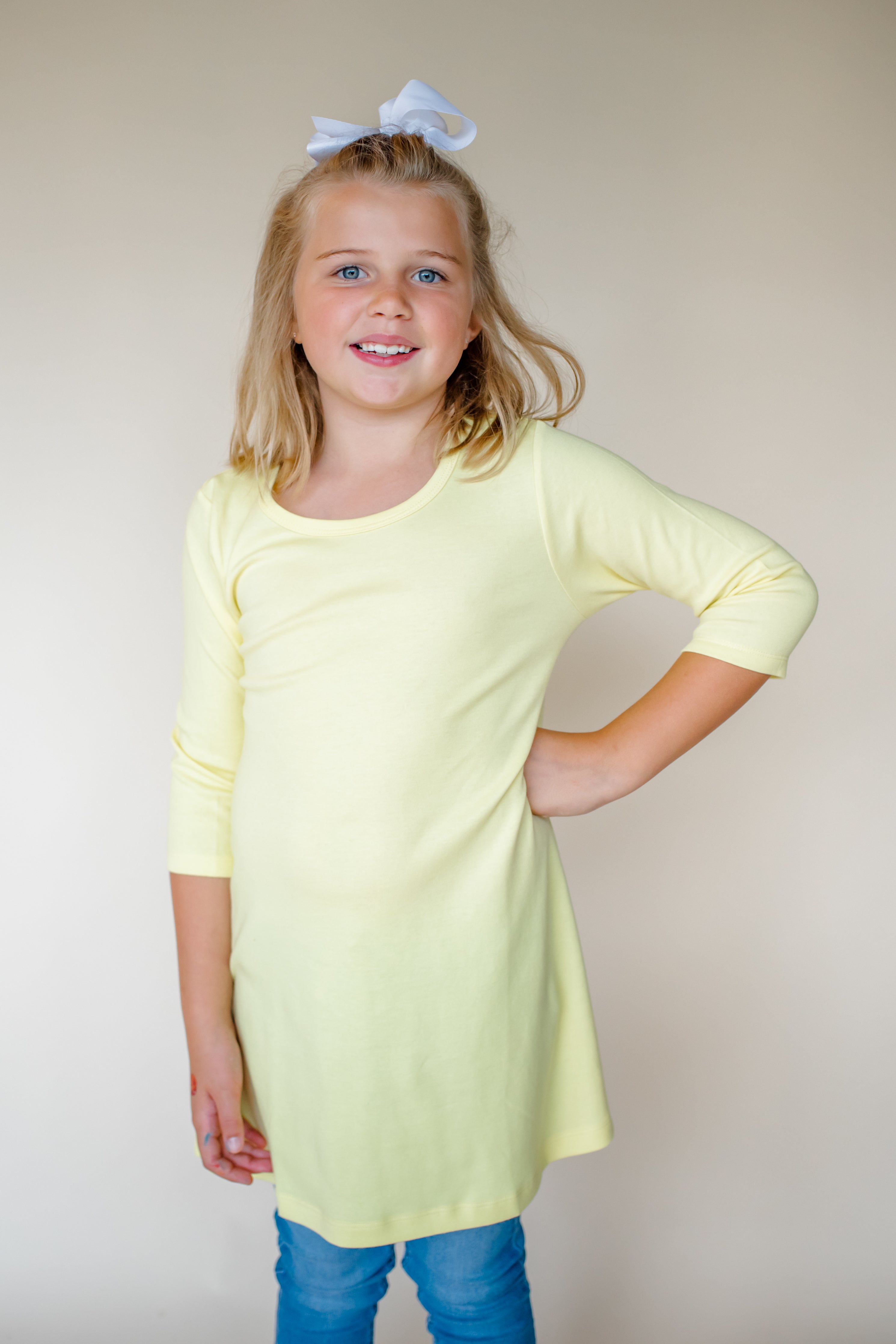 Girl's Straight Sleeve Tunics