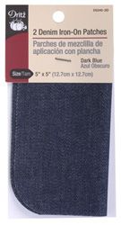 Denim Iron On Patches # D55240-3D