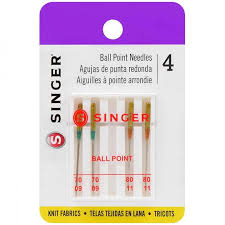 Stretch (Ball Point) Needle, Singer Yellow Band 90/14 (#844)#S2045-14