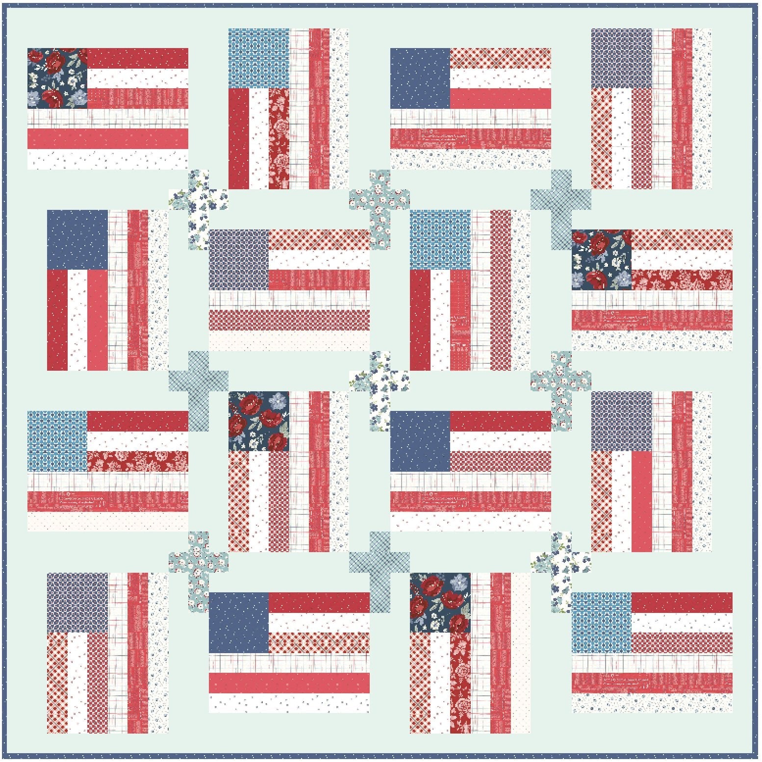 God and Country Quilt Kit