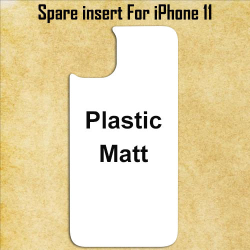 White Aluminum Spare Inserts for Sublimation Cases Compatible with iPhone - All Models