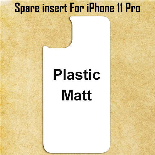 White Aluminum Spare Inserts for Sublimation Cases Compatible with iPhone - All Models