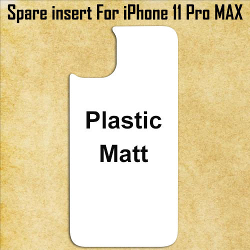 White Aluminum Spare Inserts for Sublimation Cases Compatible with iPhone - All Models