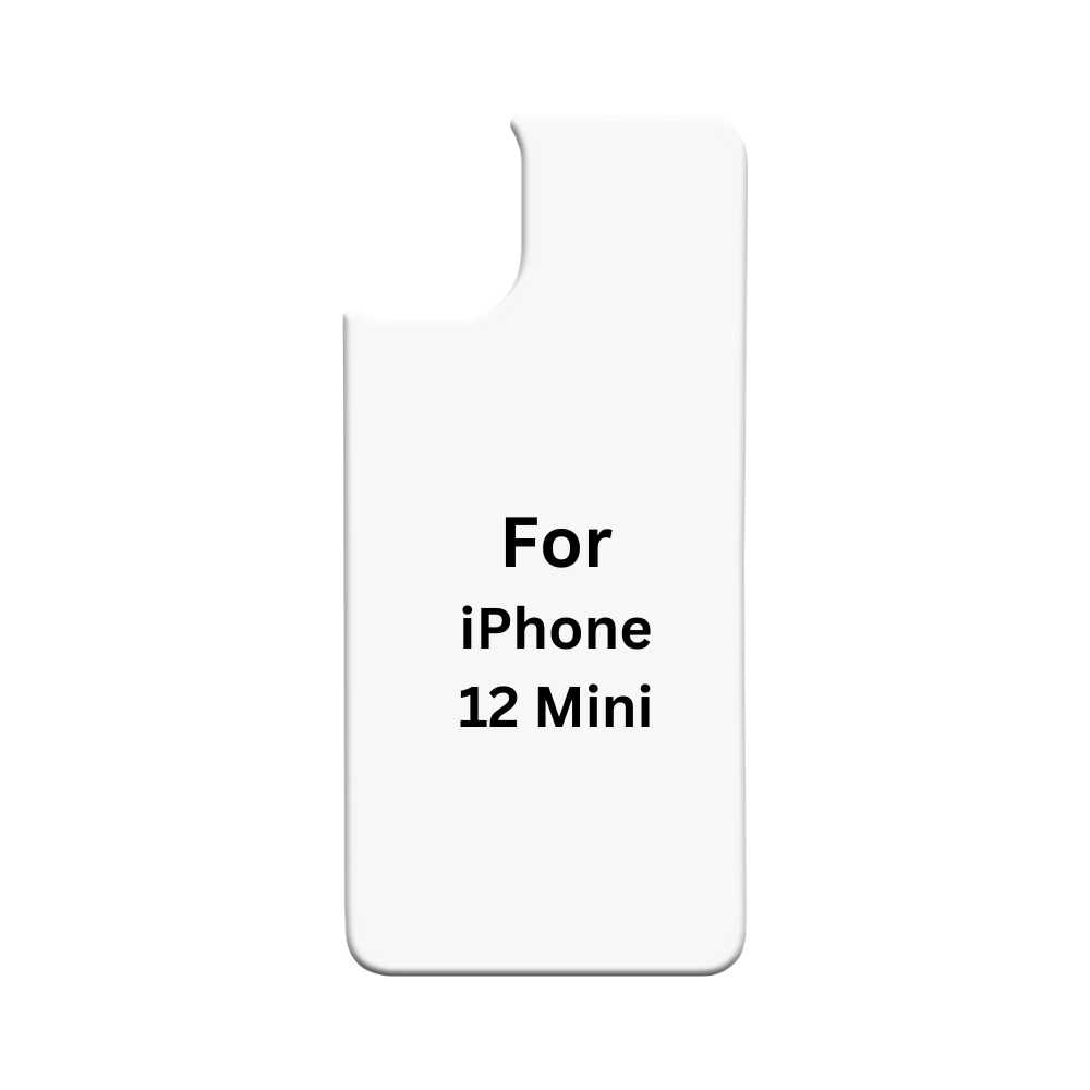 White Glass Spare Inserts for Sublimation Cases Compatible with iPhone - Wireless Charging Compatible