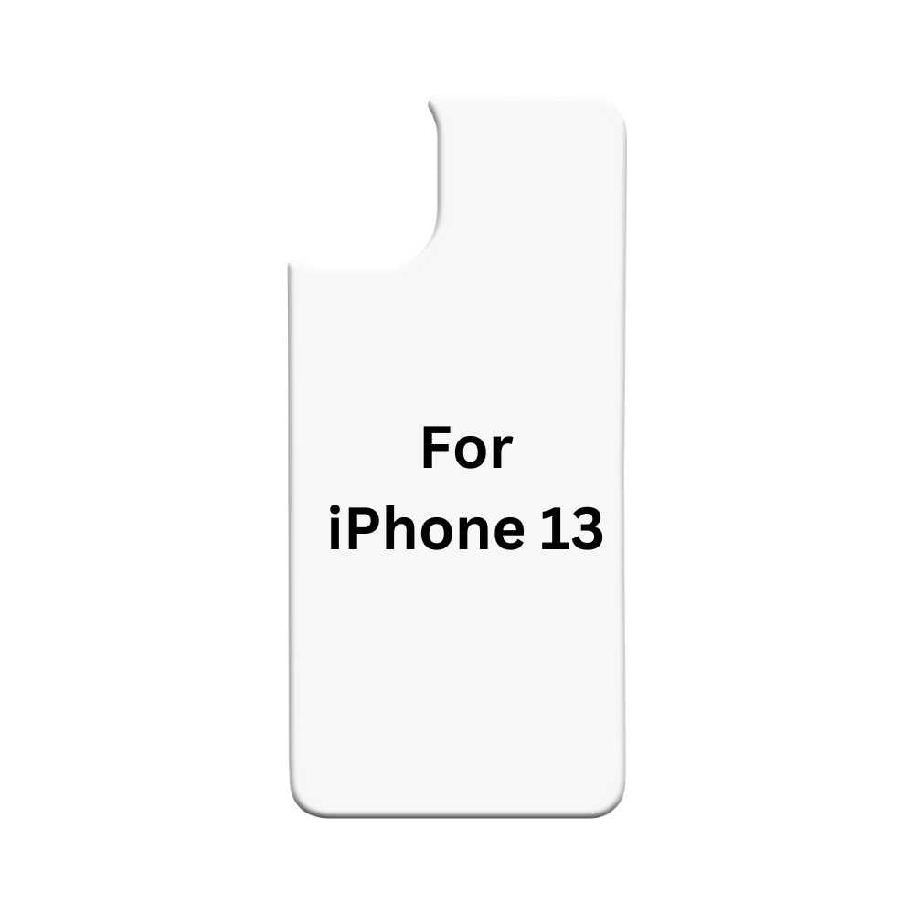 White Glass Spare Inserts for Sublimation Cases Compatible with iPhone - Wireless Charging Compatible