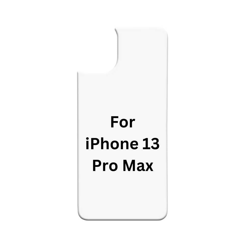 White Glass Spare Inserts for Sublimation Cases Compatible with iPhone - Wireless Charging Compatible