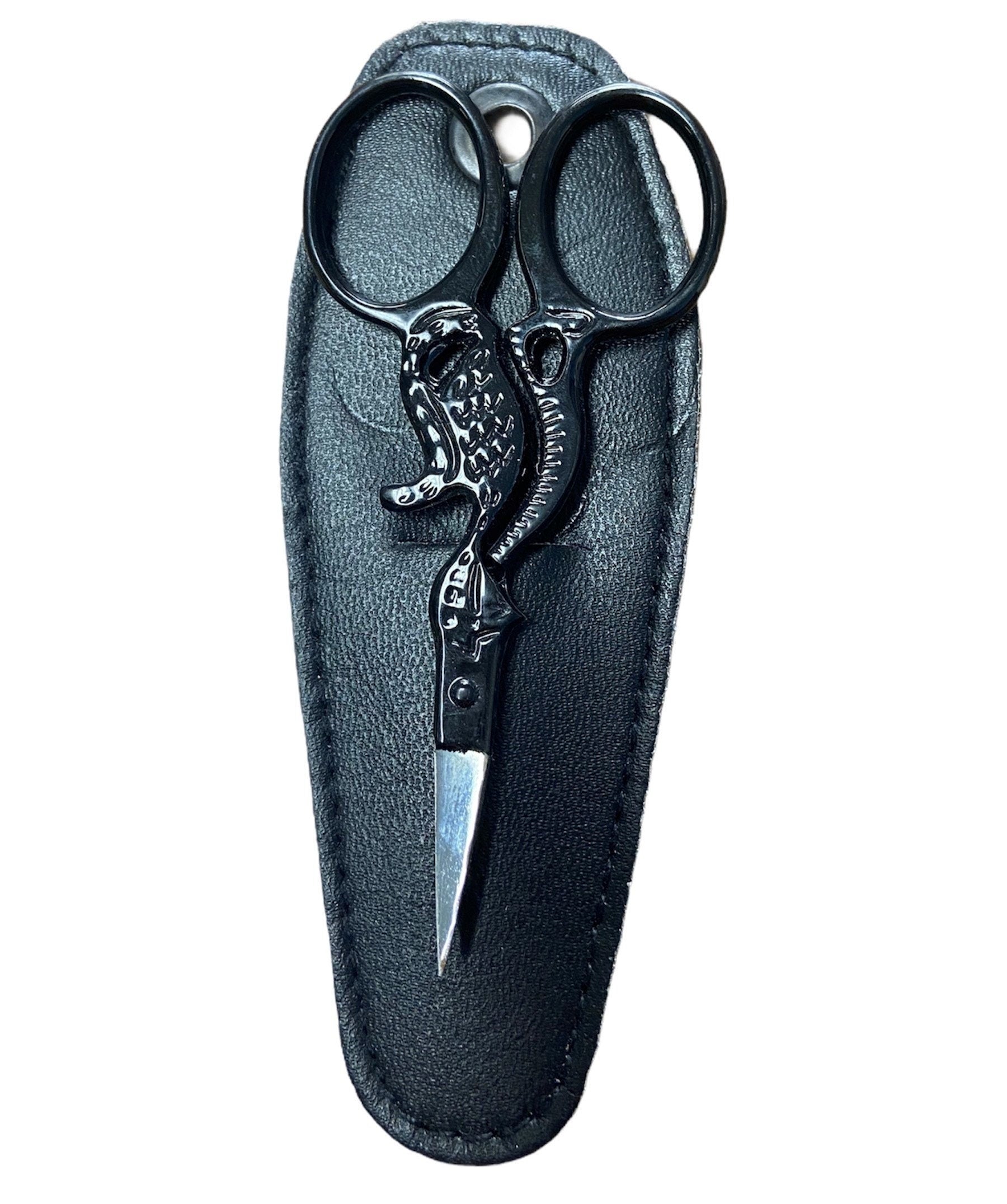 Black Cat Needlepoint Scissor