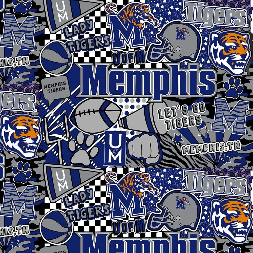 Memphis Tigers - Pop Art (3-Yard Pack)