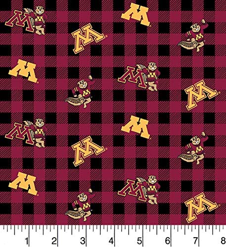 Minnesota Gophers - Buffalo Plaid (3-Yard Pack)