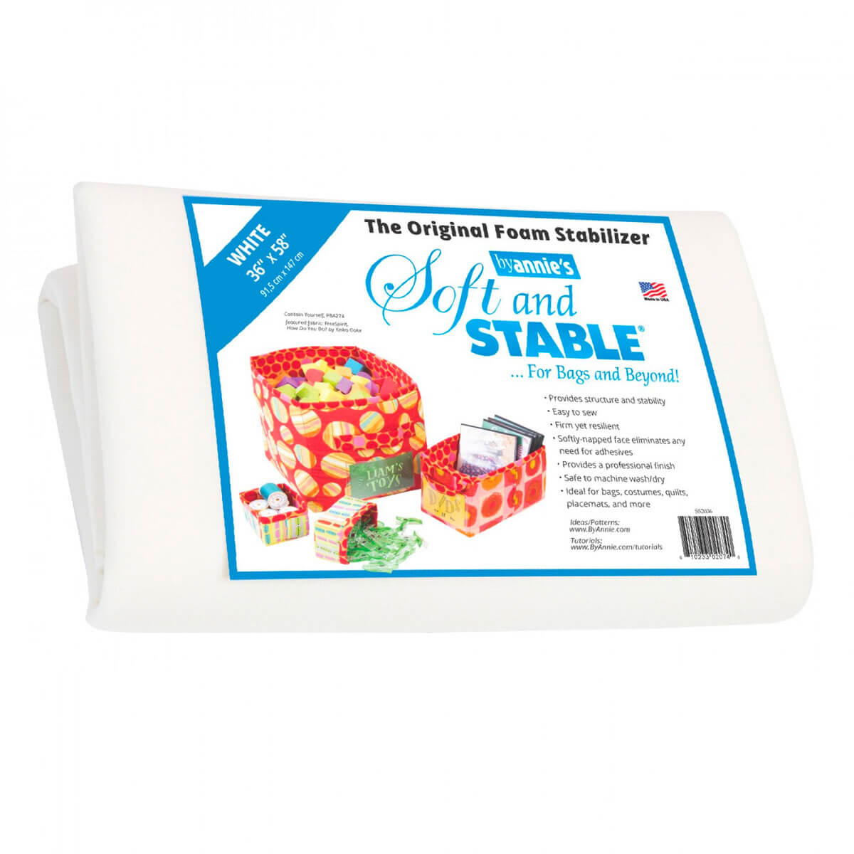 Soft & Stable Foam Stabilizer, White, 36" x 58"