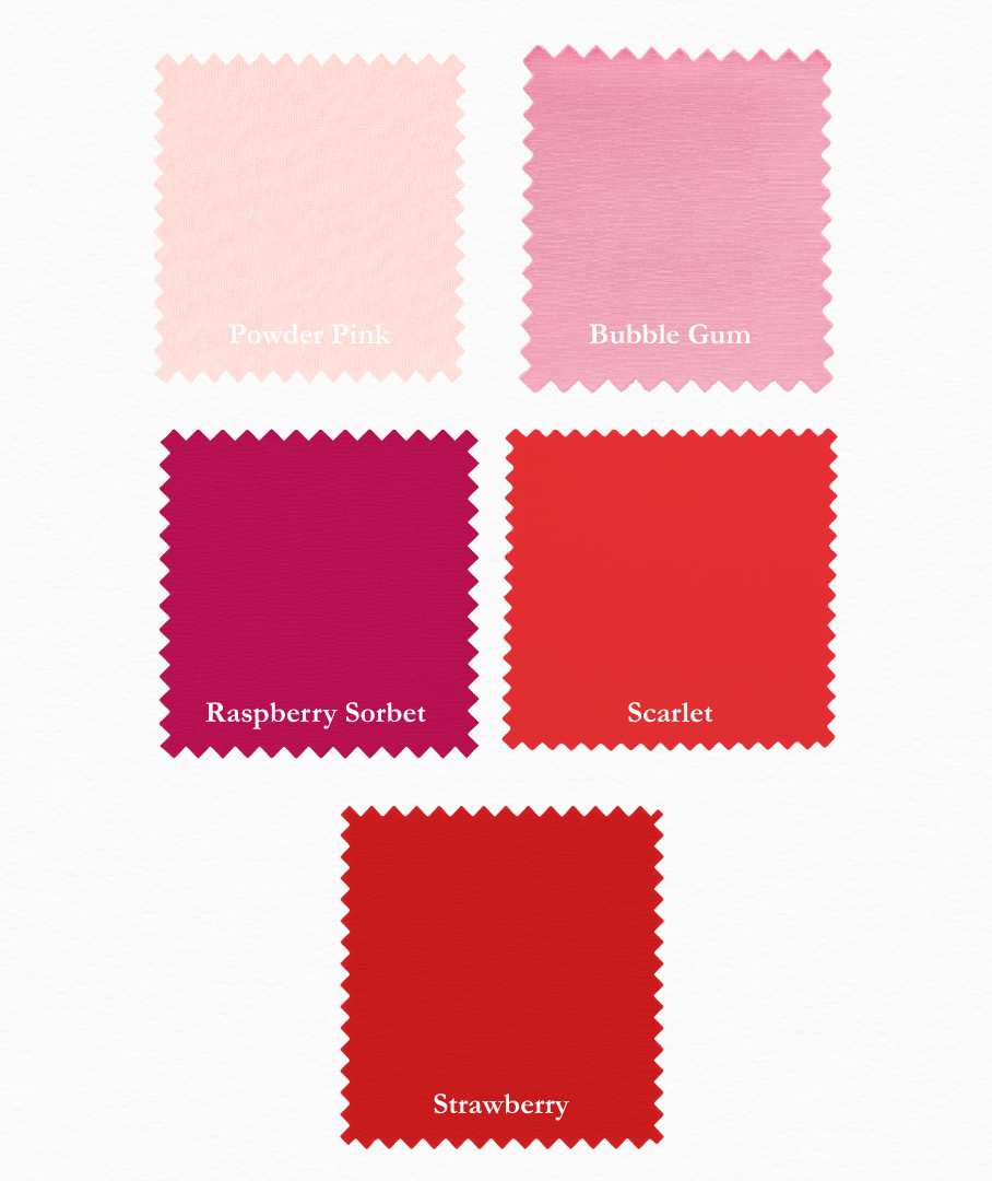 Supreme Solids - One Yard Bundle - 5 pack (Love Pop)