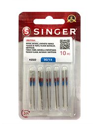 Universal (Sharp Point) Needle, Singer Red Band 90/14 #S2020-14-10P