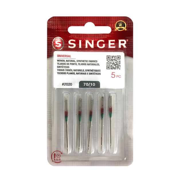Universal (Sharp Point) Needle, Singer Red Band 70/10 #S2020-10