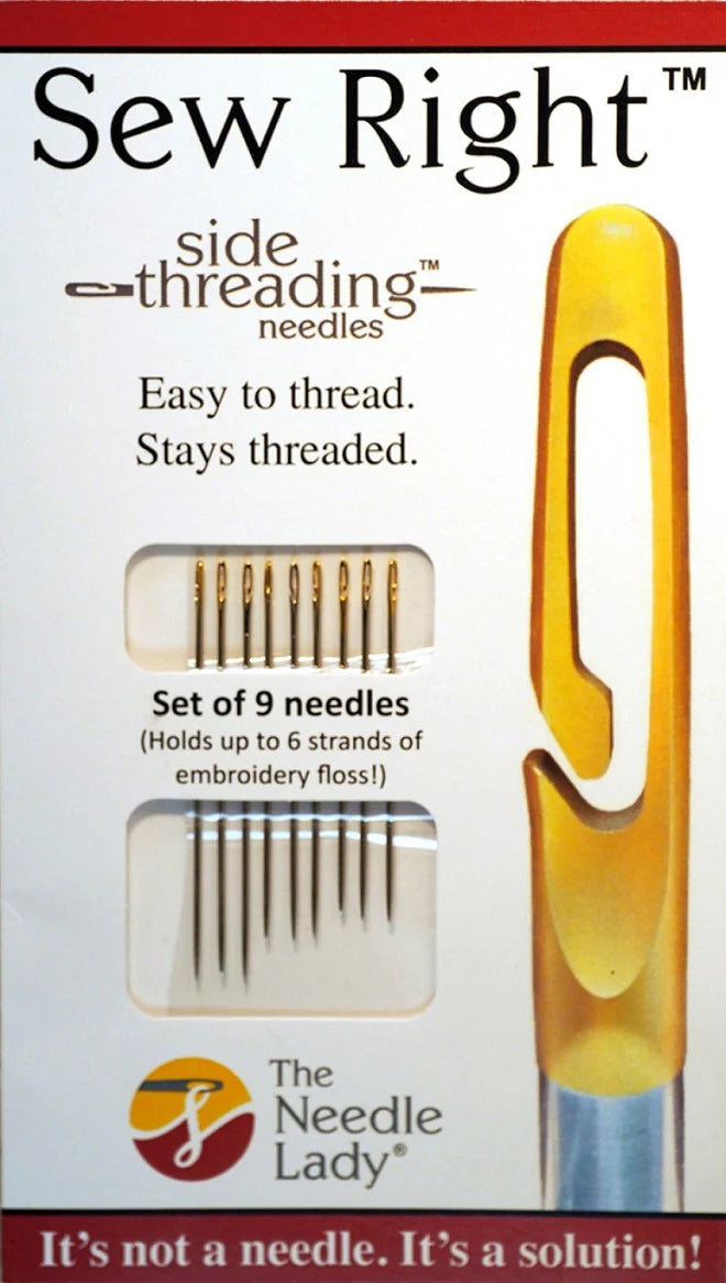 The Needle Lady's Side Threading Needles 9pcs