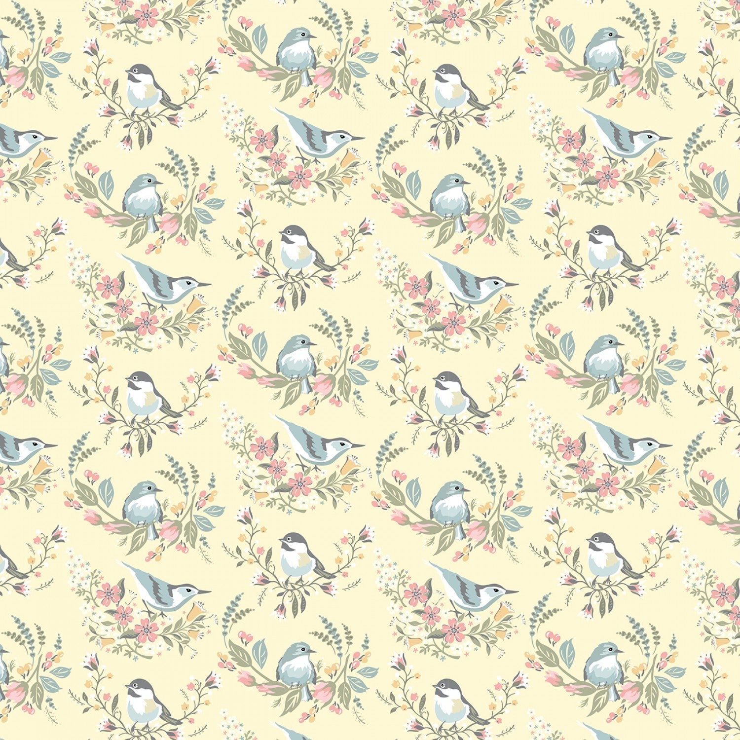 Songbird Serenade Fabric Collection by Poppie Cotton