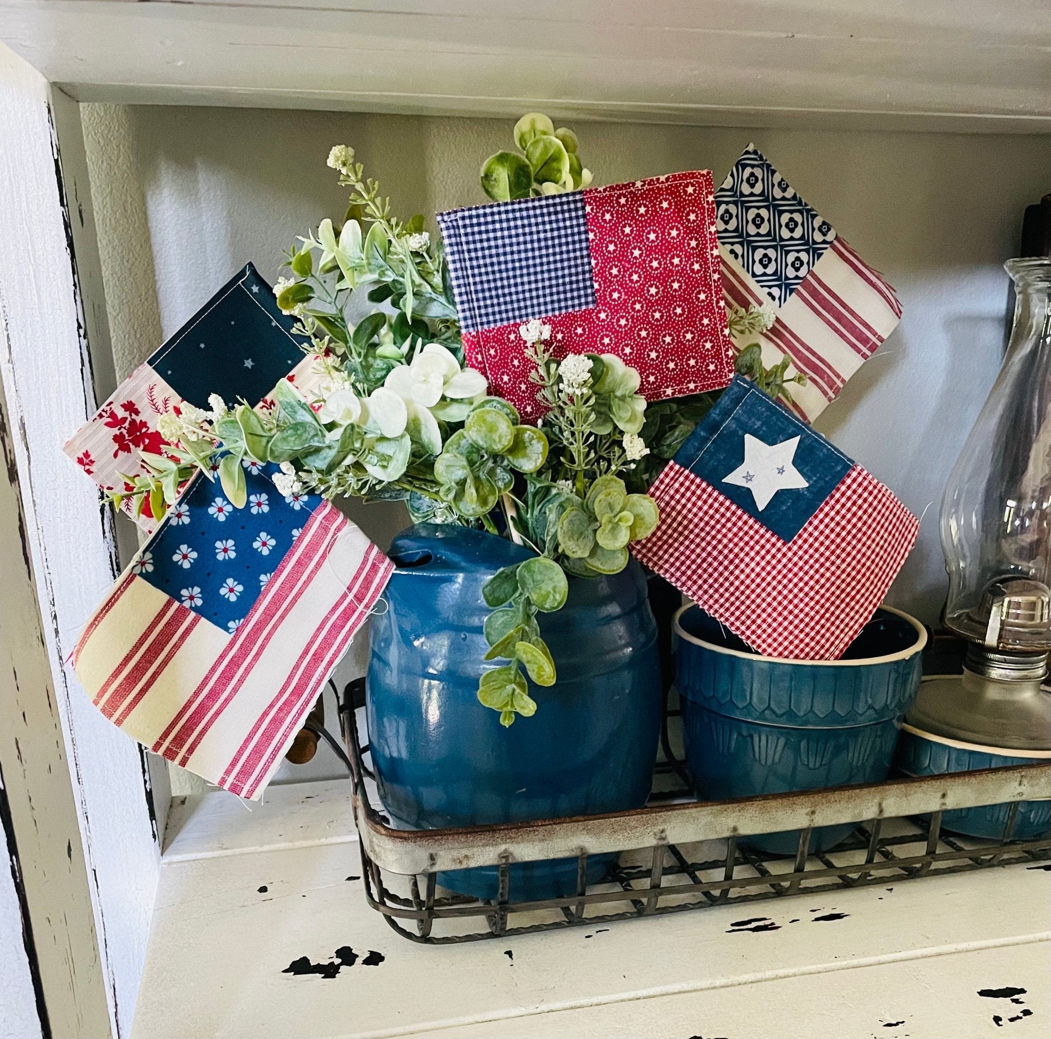 Summer Flags Sewing Pattern - Paper Print Pattern, Mailed