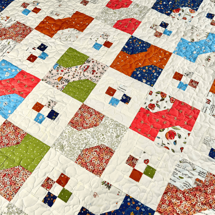 Vintage Bows Fabric Quilt Kit