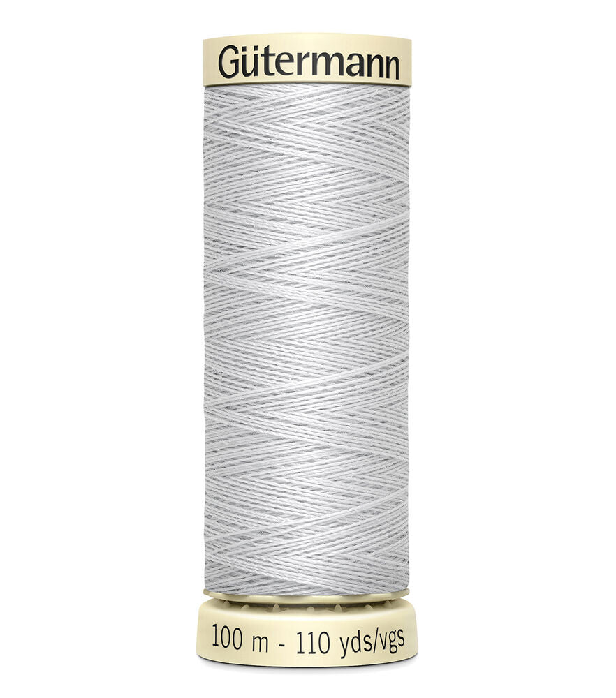 Gütermann Sew All Poly - 100 Silver - 110yds