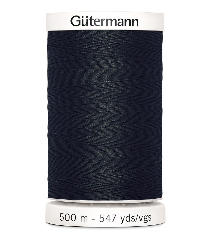 Gütermann Sew All Poly - 010 Black - 547yds