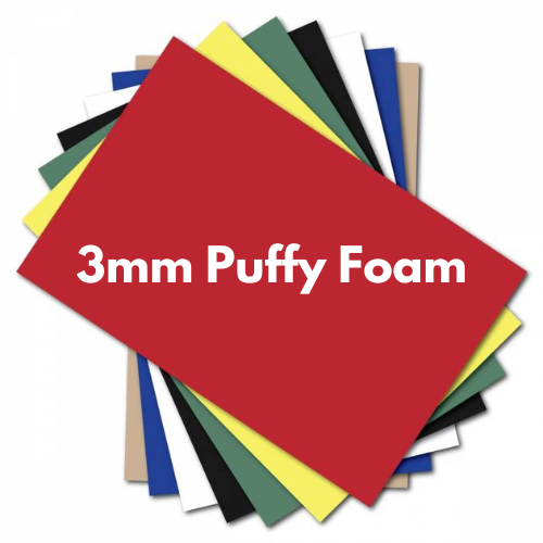 3mm Embroidery Puffy Foam 12"x18"