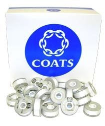 Coats Trusew L white Prewound Bobbins -10 pack