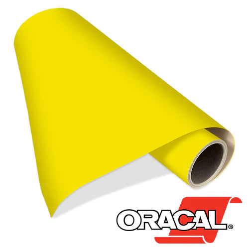 12x12 Oracal 651 Adhesive Vinyl - Brimstone Yellow