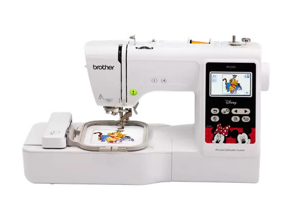 Brother PE550D 4”x4” Embroidery Machine with Built-In Disney Designs